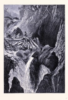 Ausable Chasm, Rainbow Falls, New York, United States of America