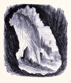 View from Via Mala towards the Ovens, United States of America