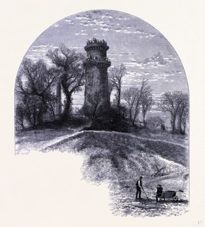 The tower on Mount Auburn, United States of America