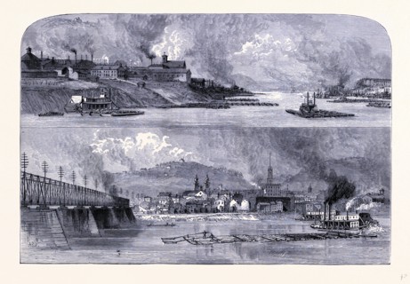 The southern part of Pittsburg and the town of Alleghany, United States of America