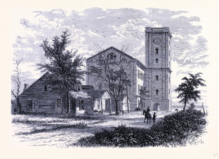 The old arsenal, Rock Island, Arsenal Island, Black Hawk War, United States of America