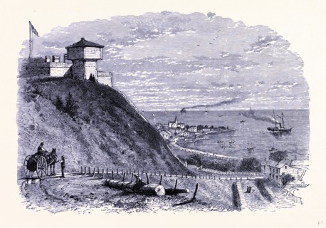 Fort Mackinac and the village of Mackinac, United States of America