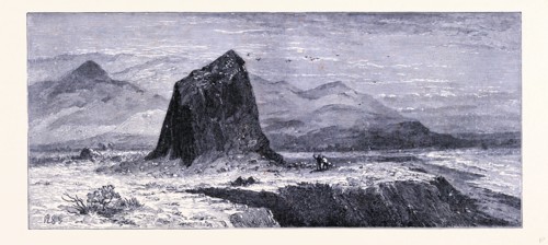 Basalt rocks near the Russian River, United States of America