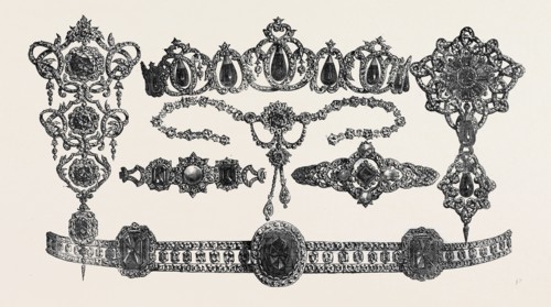 JEWELS EXHIBITED BY MR. HANCOCK, AT THE PARIS PALACE OF INDUSTRY