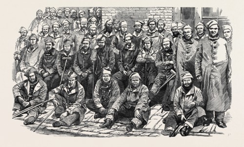 INVALIDED SOLDIERS IN THE GARDEN OF FORT PITT, CHATHAM