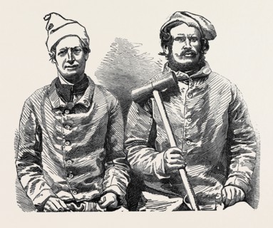 INVALIDED SOLDIERS BEFORE THE HOSPITAL BARRACKS, AT BROMPTON.