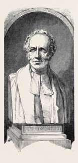 MARBLE BUST OF DR. ANDREW REED, BY FOLEY