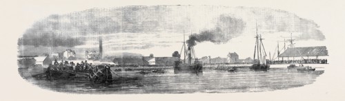 FUNERAL OF THE LATE LORD RAGLAN: THE WATER PROCESSION