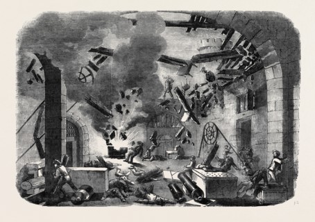 EXPLOSION AT CASTEL NUOVO, NAPLES