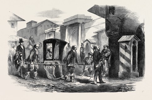 LADY REDCLIFFE VISITING THE WOUNDED IN THE HOSPITAL AT SCUTARI