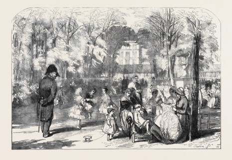 SCENES IN PARIS: THE GARDENS OF THE TUILERIES