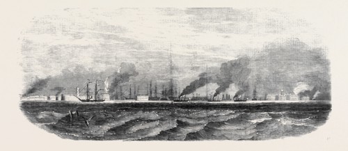 ADMIRAL DUNDAS SURVEYING THE SOUTH ENTRANCE TO CRONSTADT