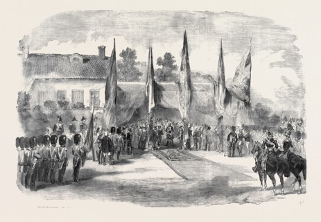 INVESTITURE OF THE ORDER OF THE BATH, BY LORD STRATFORD DE REDCLIFFE, BEFORE SEBASTOPOL