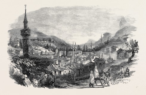 TOWN OF BAGTCHESERAI, ONE OF THE CAPITALS OF THE CRIMEA, AND HEADQUARTERS OF THE RUSSIANS