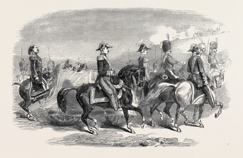 SKETCH OF THE FUNERAL OF THE LATE LORD RAGLAN IN THE CRIMEA