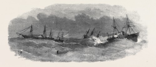 SUBMARINE ELECTRIC TELEGRAPH BETWEEN NEWFOUNDLAND AND CAPE BRETON: ARRIVAL OF THE WAR STEAMER