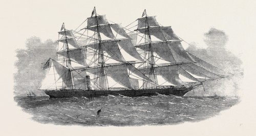 THE NEW SCREW CLIPPER SHIP "KHERSONESE"