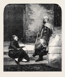 SPAHI AND ZOUAVE, personal attendants of Marshal Pelissier, at the seat of war.