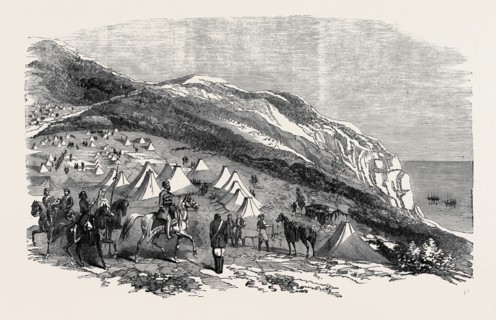 ENCAMPMENT OF OMER PACHA, NEAR SOUCHOUM-KALEH