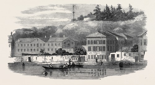 THE SUBMARINE ELECTRIC TELEGRAPH STATION, ON THE BOSPHORUS