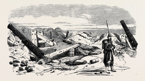 FORT KINBURN: EFFECTS OF THE BOMBARDMENT, OCTOBER 18, 1855