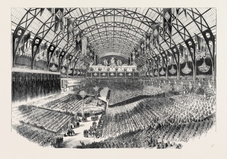 GRAND MUSICAL FETE TO THE KING OF SARDINIA, IN THE PALACE OF INDUSTRY AT PARIS