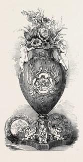 PORCELAIN VASE, MANUFACTURED AT COALBROOKE DALE, FOR THE ENTERTAINMENT TO THE KING OF SARDINIA, AT