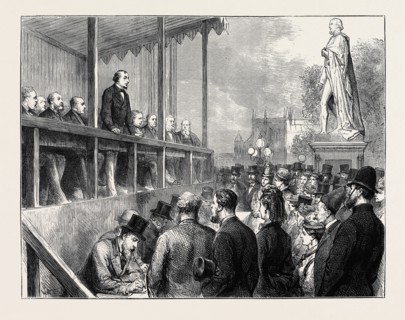 MEMORIAL STATUE TO THE LATE EARL OF DERBY, MR. DISRAELI'S INAUGURAL SPEECH, JULY 18, 1874