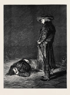 "NINETY THREE" THE DUNGEON; Cimourdain advanced as noiselessly as possible, moved closer, and