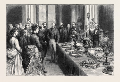 PRESENTATION OF FRUIT TO THE LORD MAYOR OF LONDON, AN ANNUAL CUSTOM OF THE FRUITERERS' COMPANY,
