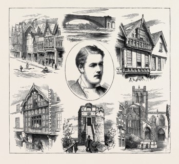 THE COMING OF AGE OF EARL GROSVENOR, VIEWS IN CHESTER: EASTGATE STREET, GROSVENOR BRIDGE, BISHOP