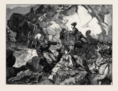 HOLIDAY SKETCHES, A HALT FOR WATER DURING AN ASCENT OF SNOWDON