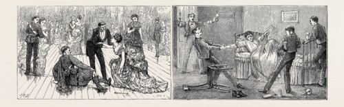 PASSAGES IN THE LIFE OF A SUBALTERN: LEFT IMAGE: OF COURSE I TUMBLE THE FIRST BALL I GO TO IN