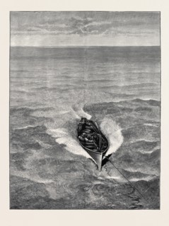 IN TOW, FROM THE DRAWING BY ARTHUR HOPKINS, IN THE BLACK AND WHITE EXHIBITION