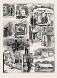 THE MANUFACTURE AND STORAGE OF GUNPOWDER: 1. Giving up our Matches at Entrance. 2. Sulphur Grinding