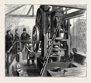 ELECTRO AND SILVER PLATING, SKETCHED AT THE WORKS OF MESSRS. ELKINGTON AND CO., VISITED BY H.R.H.