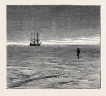 THE AUSTRIAN POLAR EXPEDITION: THE "TEGETHOFF" ENCLOSED IN THE ICE