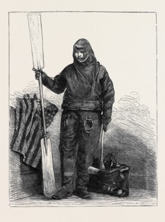 THE NEW AMERICAN SWIMMING APPARATUS, CAPTAIN BOYTON IN HIS AQUATIC DRESS