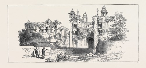 SKETCHES OF ANCIENT BUILDINGS AT DACCA, BENGAL: RUINED GATEWAY