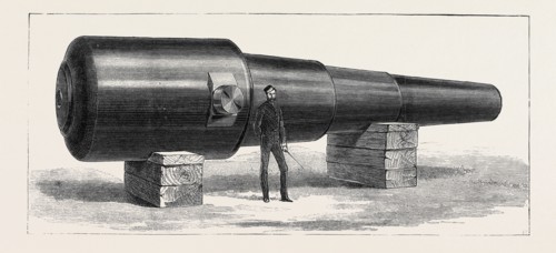 BRITISH ARTILLERY: THE NEW WOOLWICH INFANT, 81 TONS