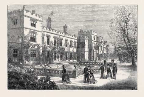 PANSHANGER, HERTFORDSHIRE, THE SEAT OF EARL COWPER, RECENTLY VISITED BY THE PRINCE AND PRINCESS OF