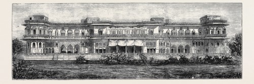 OPENING OF THE FIRST RAJPOOTANA STATE RAILWAY TO ULWAR: THE BANNI BILA'S PALACE, DECEMBER 26, 1874