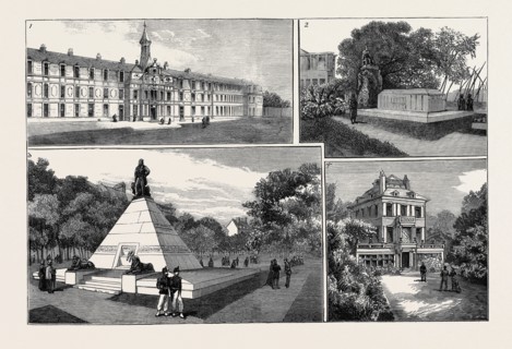 THE MARIETTE FÃäTE AT BOULOGNE: 1. The New Hospital; 2. Mariette's Grave at Boulac, Cairo; 3.