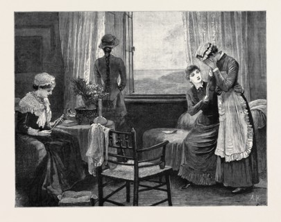 KIT, A MEMORY; BY JAMES PAYN: She hid her face in her rough honest hands, and burst into tears