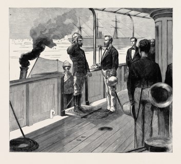 THE WAR IN EGYPT: ARRIVAL OF THE SCOTS GUARDS AT ALEXANDRIA, MAJOR-GENERAL R.H. THE DUKE OF