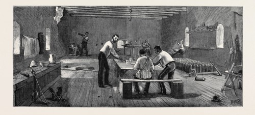 THE WAR IN EGYPT, FORT MEX, ALEXANDRIA: OFFICERS' QUARTERS IN THE FORT