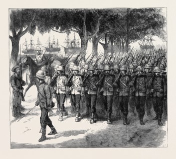 THE WAR IN EGYPT: THE OCCUPATION OF THE SUEZ CANAL, THE MARINES LANDING AT ISMAILIA