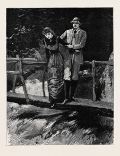 KIT, A MEMORY; BY JAMES PAYN: Frank found himself alone with Trenna upon the little rustic bridge