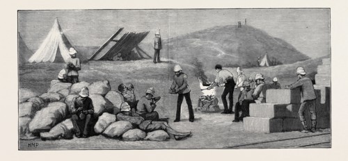 THE WAR IN EGYPT: TEA IN CAMP AT TEL-EL-MAHUTA, SEPTEMBER 1, TEN P.M.