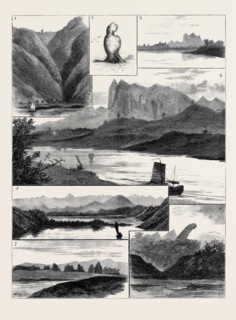 THE COLQUHOUN-WAHAB EXPEDITION THROUGH CHINA, SCENES ON THE CANTON RIVER: 1. In the Shau-Hing